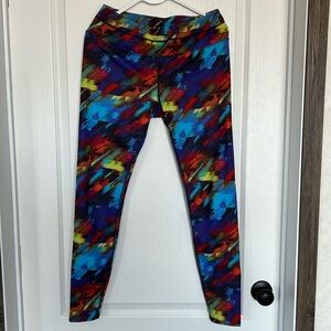 Athleta Multicolor Leggings Medium